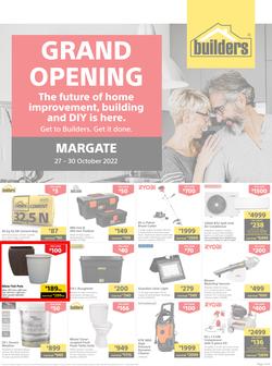 Builders : Grand Opening Margate (27 October - 30 October 2022), page 1