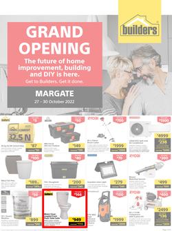 Builders : Grand Opening Margate (27 October - 30 October 2022), page 1
