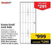 Xpanda DIY Econo Scroll Lock Gate-770mm x 1.95m