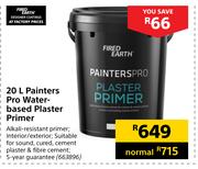 Fired Earth Painters Pro Water Based Plaster Primer-20L