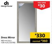 Design House Dress Mirror-480mm (w) x 1.08m (h)