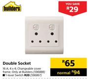 Builders Double Socket