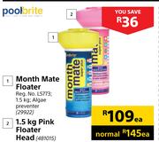 Pool Brite Month Mate Floater-1.5Kg Each