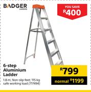 Badger 6 Step Aluminium Ladder