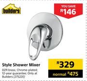 Builders Style Shower Mixer