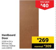 Hardboard Door-2032m (h) x 813mm (w)