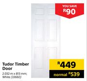 Tudor Timber Door-2032m x 813mm