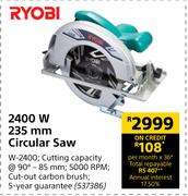 Ryobi 2400W 235mm Circular saw