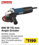 Makita 840W 115mm Angle Grinder