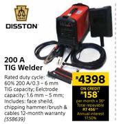Disston 200A Tig Welder