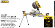 Dewalt 1650W Mitre Saw & Stand DW714STAND