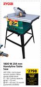 Ryobi 1800W 254mm Handyline Table Saw HBT-254L