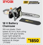 Ryobi 18V Battery Chain Saw