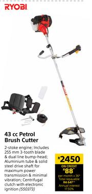Ryobi 43cc petrol outlet brush cutter price