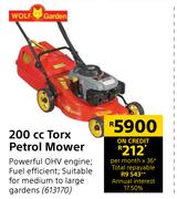 Wolf Garden 200cc Torx Petrol Mower