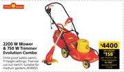 Wolf Garden 2200W Mower & 750W Trimmer Evolution Combo