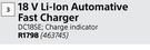 Makita 18V Li-Ion Automative Fast Charger DC18SE