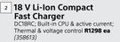 Makita 18V Li-Ion Compact Fast Charger DC18RC-Each