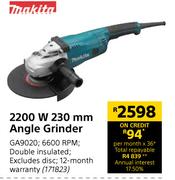 Makita 2200 W 230mm Angle Grinder GA9020