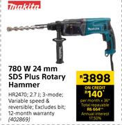 Makita 780 W 24mm SDS Plus Rotary Hammer HR2470