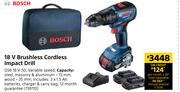 Bosch 18V Brushless Cordless Impact Drill GSB 18V-50