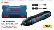 Bosch 3.6V Screwdriver GEN2