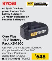 Ryobi xb3000 online