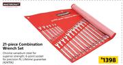 Mastercraft 21 Piece Combination Wrench Set