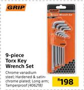 Grip 9 Piece Torx Key Wrench Set