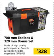 Big Jim 700mm Toolbox & 320mm Bonus Set