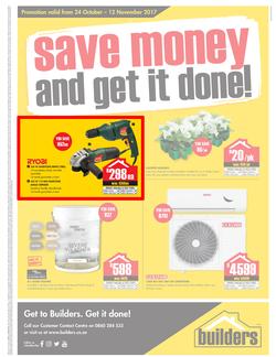 Builders Inland : Save Money & Get It Done (24 Oct - 12 Nov 2017), page 1