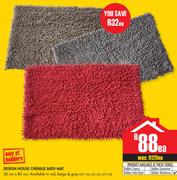 Design House Chenille Bath Mat-Each