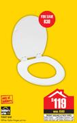 Builders Pride Toilet Seat In White