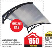Multiwall Awning