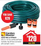 Garden Master Hose Pipe & Fittings