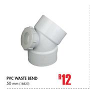 PVC Waste Bend 50mm