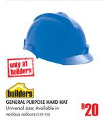 Builders General Purpose Hard Hat