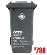 Otto 240Ltr Wheeled Container