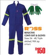 Ross Reflective Conti Suit & Gloves