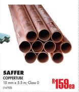 Saffer Coppertube 15mm x 5.5m(Class 0)-Each