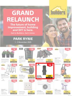 Builders : Grand Relaunch Park Rynie (01 November - 05 November 2023), page 1