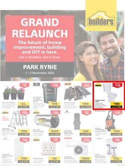 Builders : Grand Relaunch Park Rynie (01 November - 05 November 2023), page 1