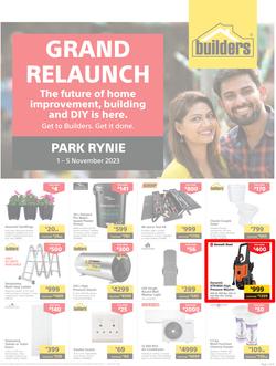 Builders : Grand Relaunch Park Rynie (01 November - 05 November 2023), page 1