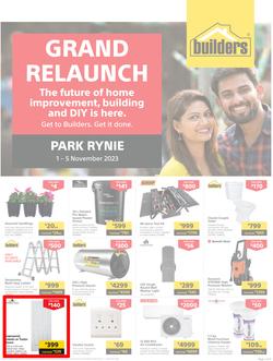 Builders : Grand Relaunch Park Rynie (01 November - 05 November 2023), page 1
