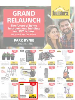 Builders : Grand Relaunch Park Rynie (01 November - 05 November 2023), page 1