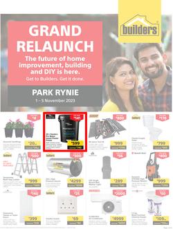 Builders : Grand Relaunch Park Rynie (01 November - 05 November 2023), page 1