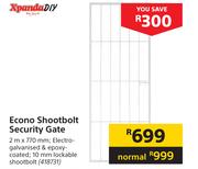 Xpanda DIY Econo Shootbolt Security Gate