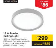 Lightworx 18W Border Ceiling Light