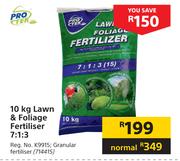Protek Lawn & Foliage Fertiliser 7:1:3-10Kg