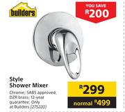 Builders Style Shower Mixer 275220